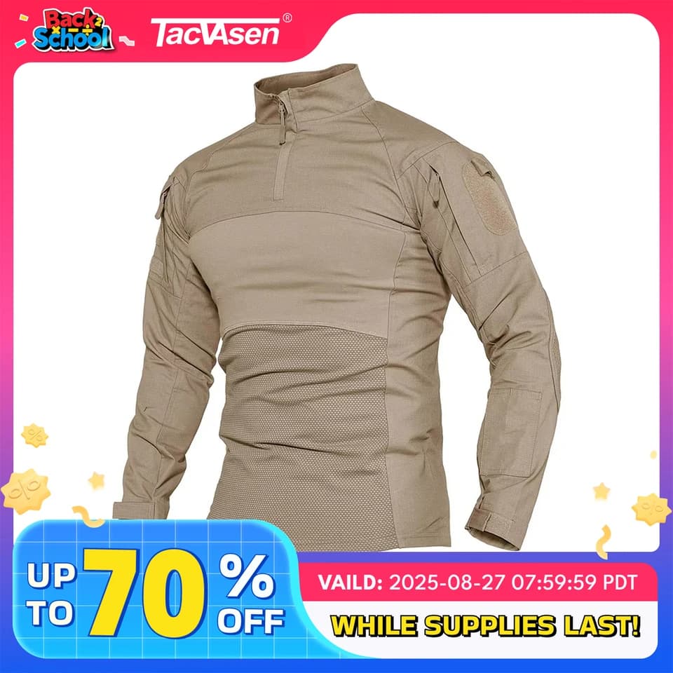 Pánské pracovní košile s dlouhým rukávem 1/4 zip outdoor turistika rybaření pullover