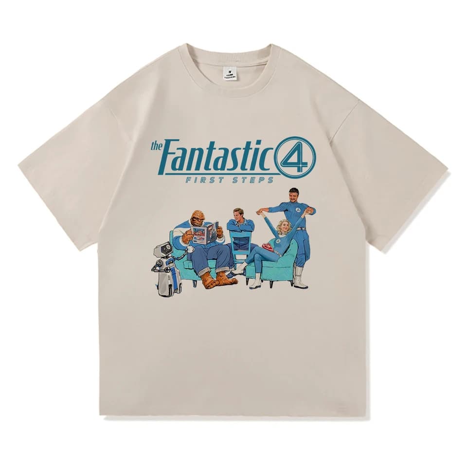 Pánské tričko Fantastic Four 2025 bavlna unisex grafické tričko dárek oblečení