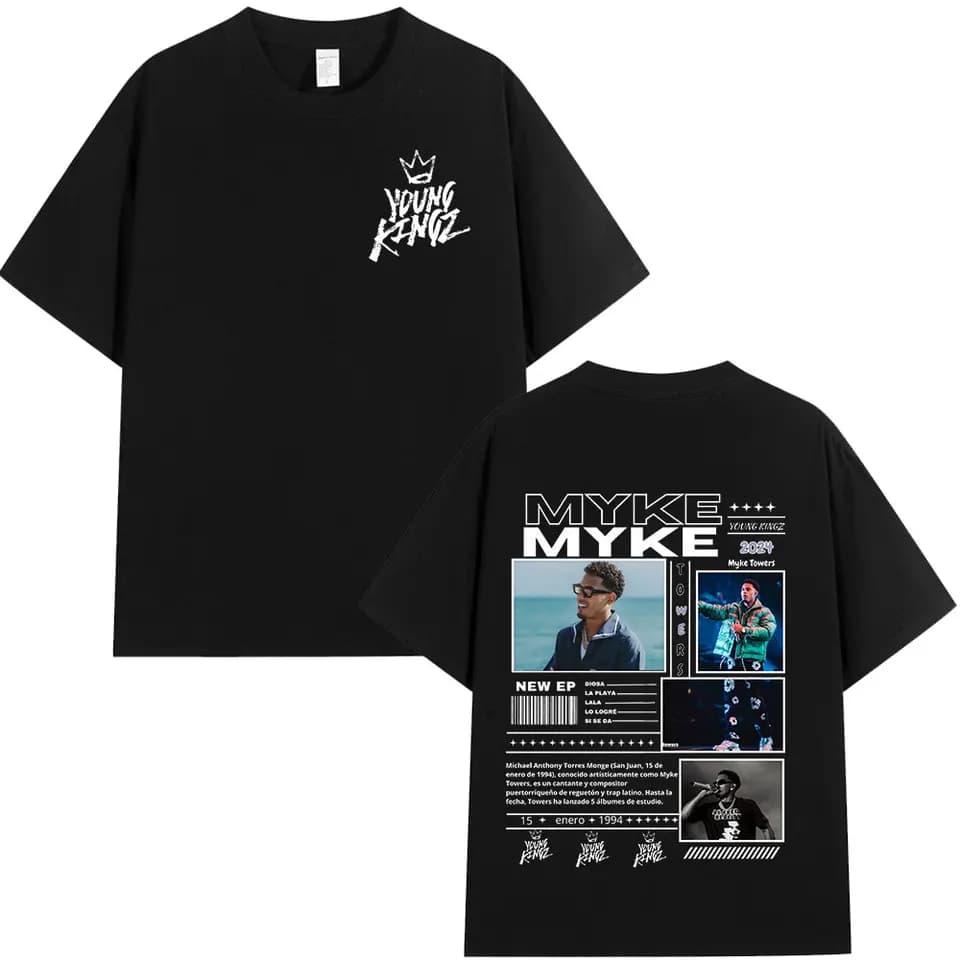 Hip Hop tričko s grafickým potiskem - bavlněné oversized unisex triko s krátkým rukávem
