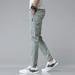 Pánské elastické slim kalhoty - letní breathable sportovní golfové kalhoty casual straight - náhled 3