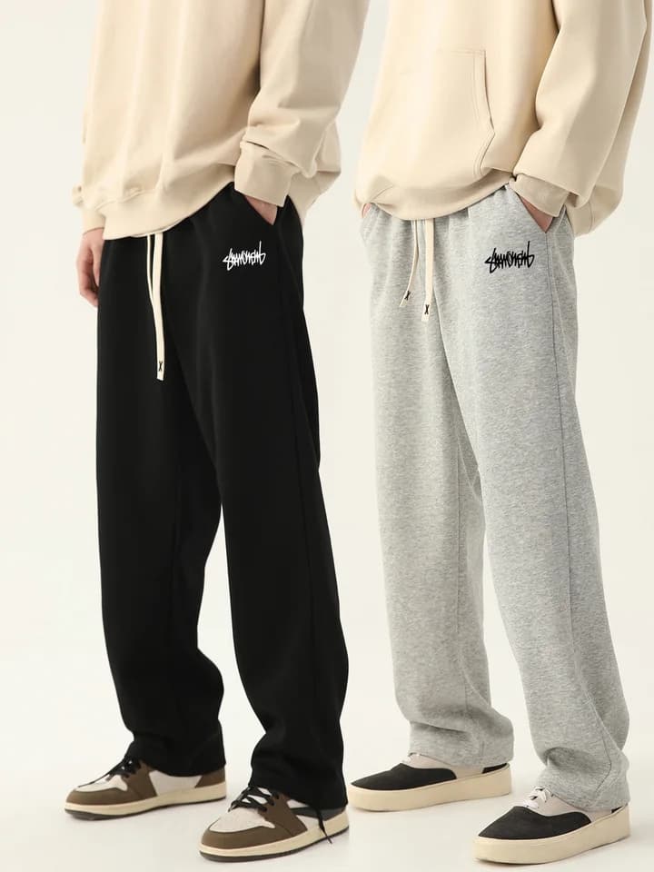 Pánské baggy tepláky běžecké kalhoty prodyšné outdoor sportovní volnočasové kalhoty