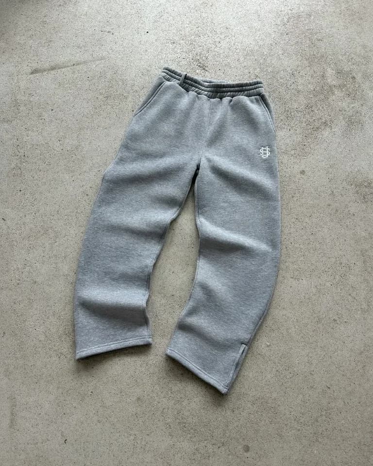 Pánské retro kalhoty Y2K hip hop stylu se zipem a výšivkou volné rovné tepláky