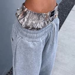 Pánské retro tepláky Y2K camouflage vzor široké nohavice unisex streetwear - náhled 5