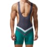 Pánský gymnastický bodysuit pro kulturistiku a zápas - sportovní spodní prádlo