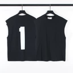 Pánské černé bavlněné tílko oversized streetwear letní tričko bez rukávů sportovní - náhled 7