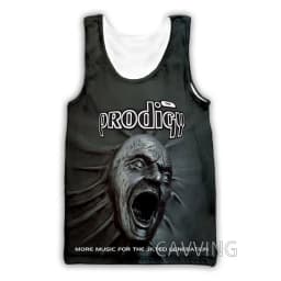 3D Print Rock Tílko Letní Pánské Harajuku Streetwear Vest Tričko bez Rukávů - náhled 5