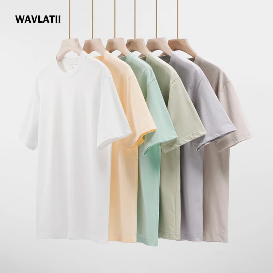 Dámské bavlněné tričko s krátkým rukávem - bílé černé casual letní top unisex O výstřih