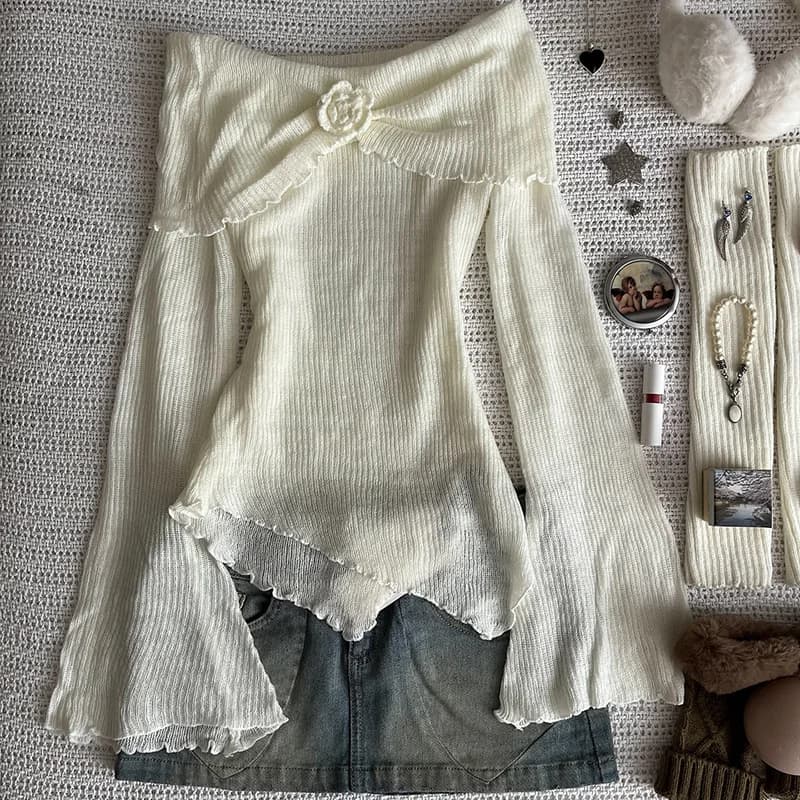 Dámské crop tričko s dlouhým rukávem Y2K gothic punk streetwear top retro móda