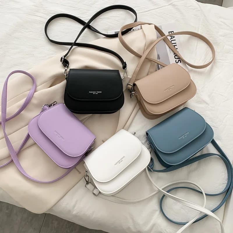 Dámská crossbody kabelka přes rameno letní trendy jednoduchá elegantní taška pro ženy
