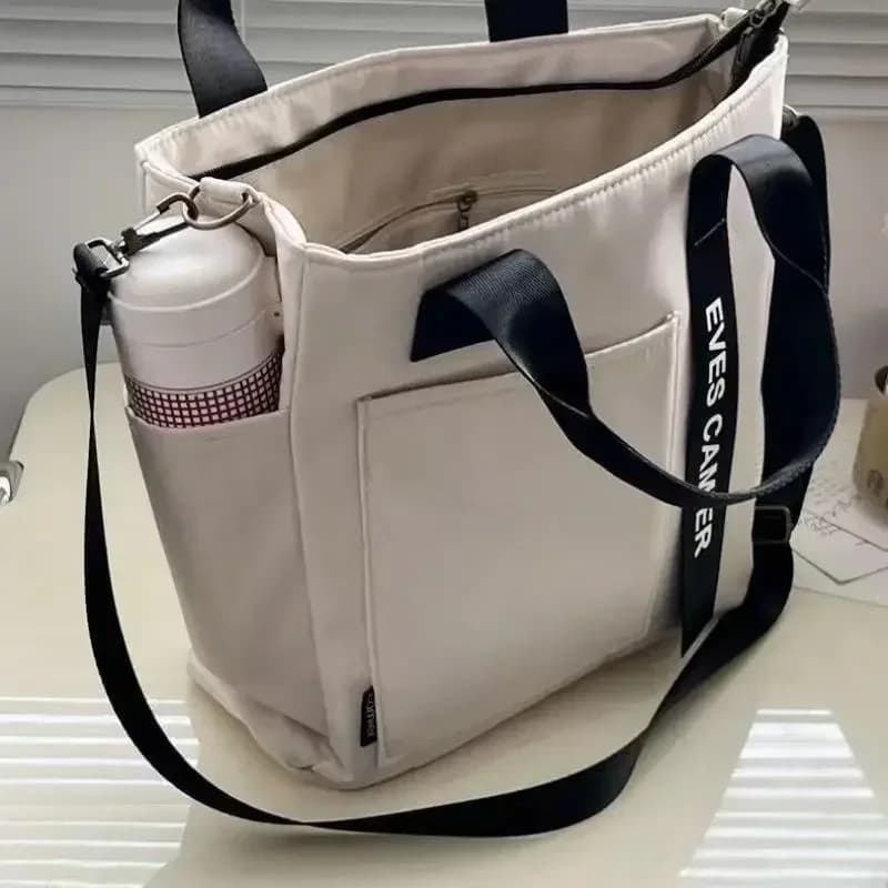 Dámská taška přes rameno nylon vodotěsná velká kapacita casual messenger bag