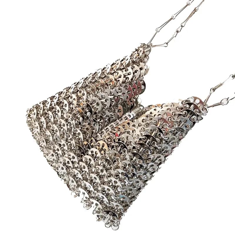 Dámská malá kabelka s mašlí - elegantní kožená taška přes rameno clutch