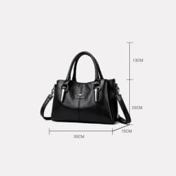 Dámská kožená crossbody kabelka s dotykovým displejem pro telefon a peněženku - náhled 5