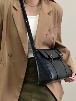 Dámská kabelka přes rameno vintage PU kůže velká kapacita tote taška messenger - náhled 3