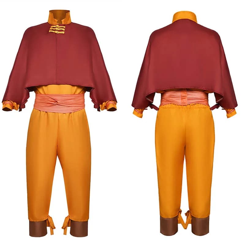 Kostým Aang Avatar Legenda o Aangovi Cosplay Halloween Anime Comic Con Outfit 2024