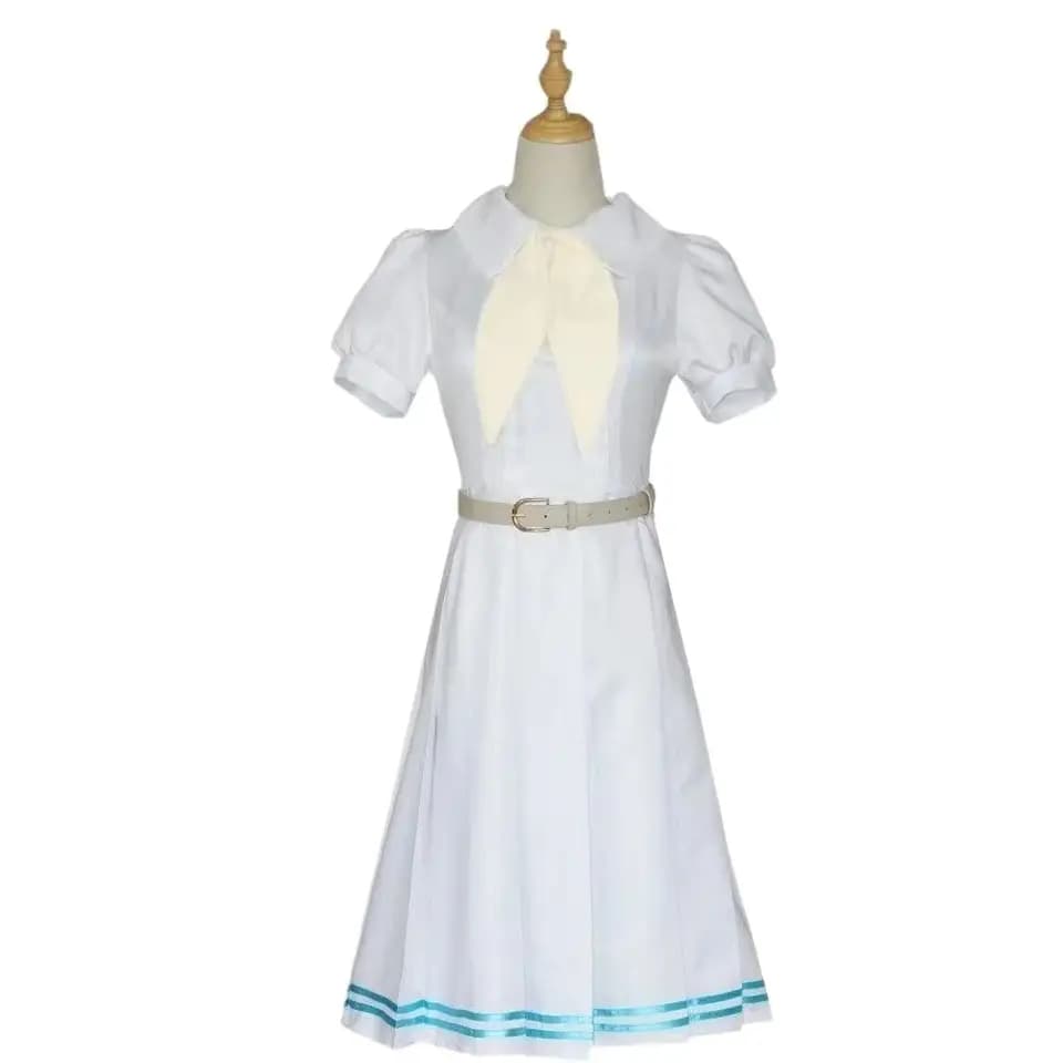 Unisex anime králík kostým s krátkým rukávem pro Halloween párty cosplay uniforma