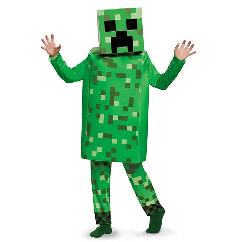 Dětský pixel kostým pro roleplay hry a vánoční párty - karnevalový set pro děti