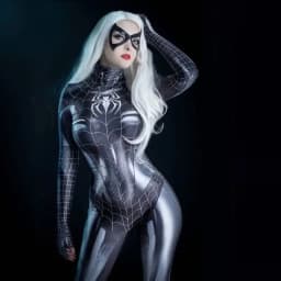 Černý kočičí superhrdinka kostým pro ženy Halloween Vánoce 3D tisk overal bodysuit - náhled 3