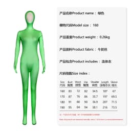 Zentai oblek pro dospělé i děti - elastický catsuit na Halloween a karneval - náhled 6