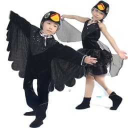 Dětský a dospělý kostým zvířat - pták orel papoušek vlaštovka na Halloween a karneval - náhled 5