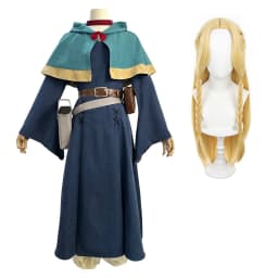Anime Cosplay Kostým Marcille - Paruka Šála Plášť Šaty Kalhoty Halloween Vánoční Dárek - náhled 2