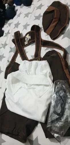 Dětský bavorský kroj lederhosen kostým Oktoberfest chlapecký set s kloboukem a kšandami - náhled 7
