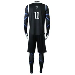 Cosplay kostým fotbalový dres bílý černý overal karnevalový Halloween anime - náhled 4