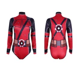 Dámský 3D superhrdina kostým s dlouhým rukávem - Halloween karneval cosplay kombinéza - náhled 6