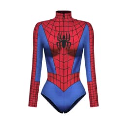 Dámský 3D superhrdina kostým s dlouhým rukávem - Halloween karneval cosplay kombinéza - náhled 3