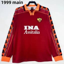 Retro fotbalový dres Řím krátký rukáv letní sportovní triko pro muže ženy - náhled 3