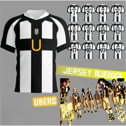 Blue Lock Ubers Fotbalový Dres Cosplay Tričko Unisex V-výstřih Sportovní Oblečení Uniform - náhled 3