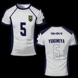 Pánské dámské fotbalové tričko Blue Lock Anime Nagi krátký rukáv sportovní top casual - náhled 6