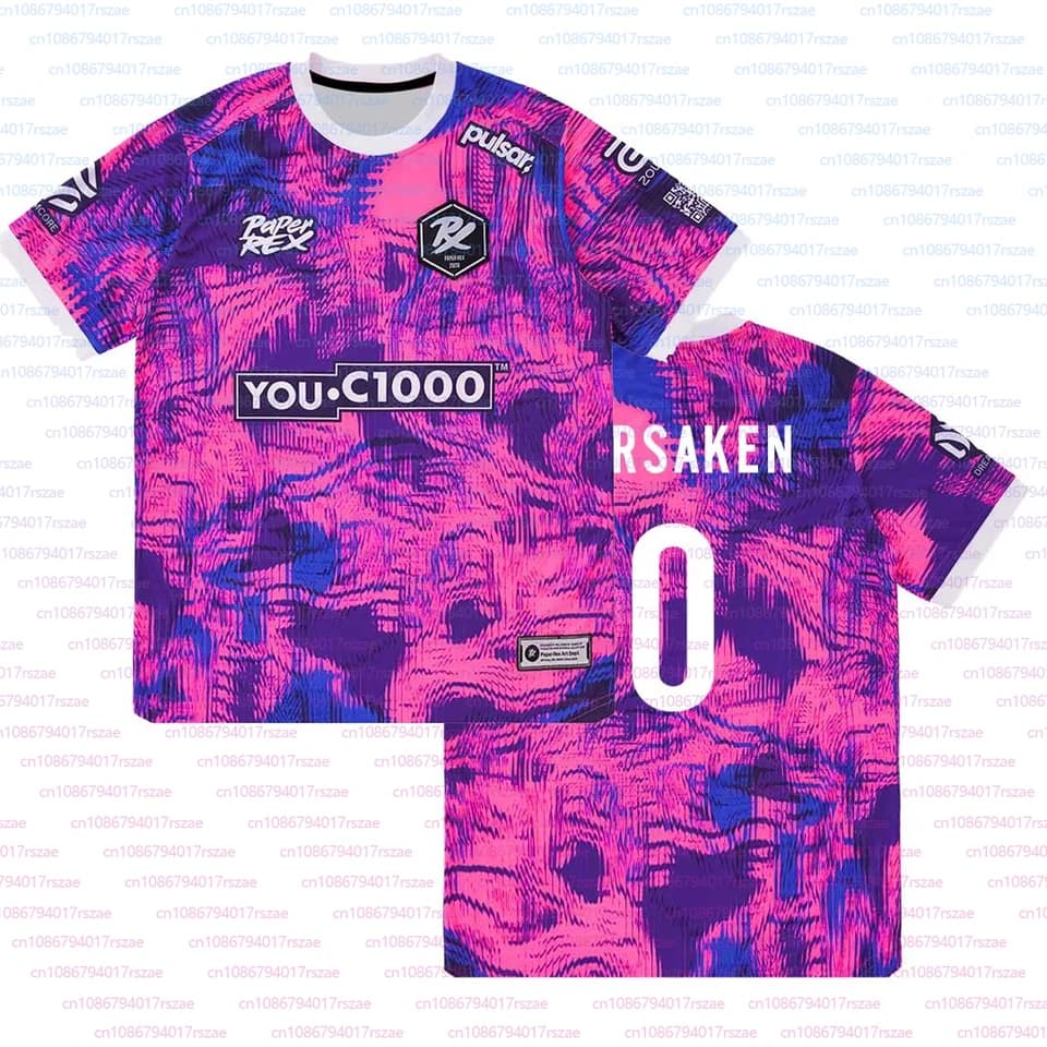 Herní dres VALORANT Esports 2025/2026 - Pánské tričko DinoGlitch design streetwear móda