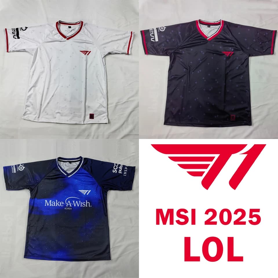 E-sports herní tričko s 3D potiskem pro muže a děti krátký rukáv sportovní top jersey