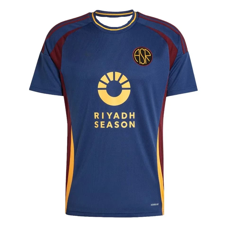 Fotbalový dres Roma venkovní 2024/25 3D potisk dýchající rychleschnoucí pro dospělé děti