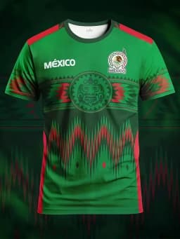 Pánský fotbalový dres Mexico - sportovní tričko pro volný čas a každodenní nošení - náhled 4