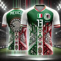 Pánský fotbalový dres Mexico - sportovní tričko pro volný čas a každodenní nošení - náhled 6