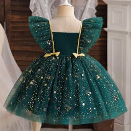 Dětské vánoční šaty Mickey Minnie princezna narozeninový kostým oslava dívčí elegantní outfit - náhled 4