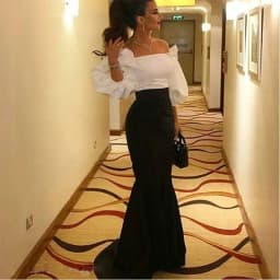Elegantní dámské šaty s nadýchanými rukávy - OFF-SHOULDER společenské šaty do tanečních - náhled 3