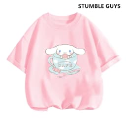 Dětské tričko Cinnamoroll letní roztomilý kreslený set pro kluky a holky 110-140 cm - náhled 5