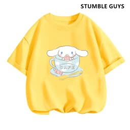 Dětské tričko Cinnamoroll letní roztomilý kreslený set pro kluky a holky 110-140 cm - náhled 6