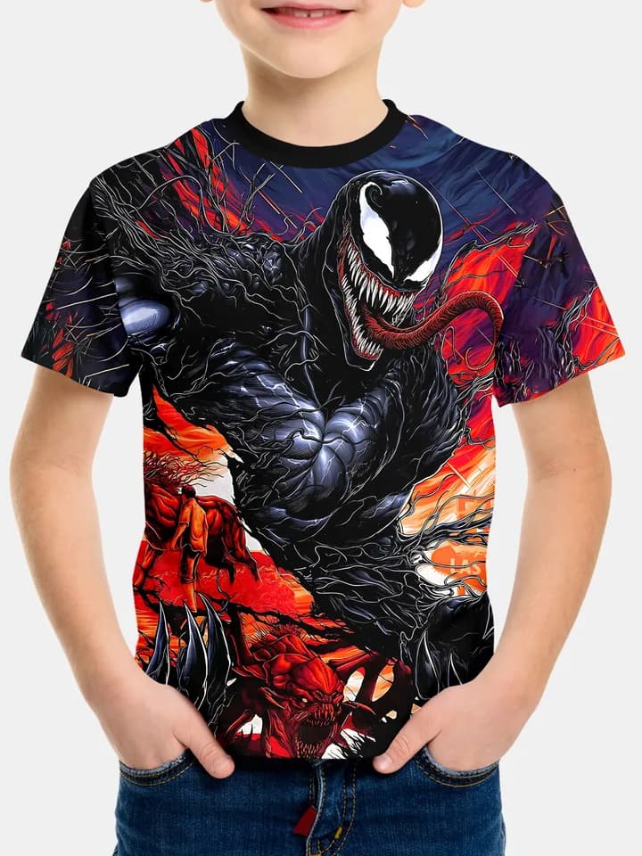 Dětské tričko s potiskem Venom | Chlapecké tričko s komiksovým motivem | 5-14 let