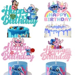 Narozeninové dekorace Stitch - dětská oslava, party výzdoba, dárek pro děti - náhled 2