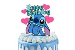 Narozeninové dekorace Stitch - dětská oslava, party výzdoba, dárek pro děti - náhled 7
