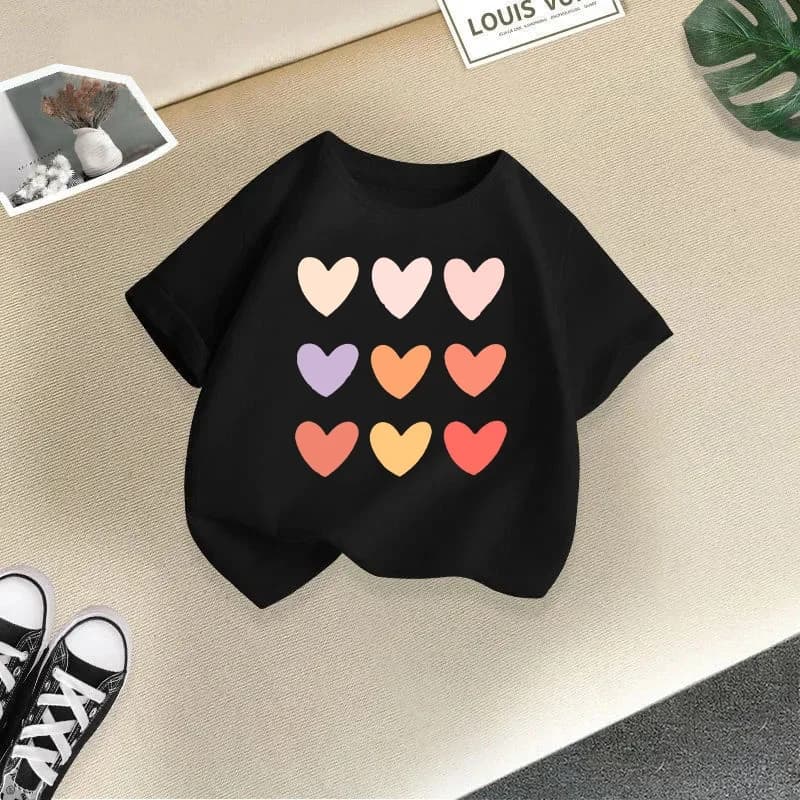 Dětské letní tričko unisex - stylový volnočasový top pro kluky a holky 6-14 let