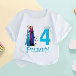 Dětské tričko Ledové Království Anna Elsa princezna narozeninový dárek 1-9 let - náhled 3