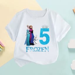 Dětské tričko Ledové Království Anna Elsa princezna narozeninový dárek 1-9 let - náhled 4