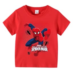 Dětské tričko Spider-Man | Chlapecké letní tričko s krátkým rukávem | Bavlněné dětské tričko - náhled 3