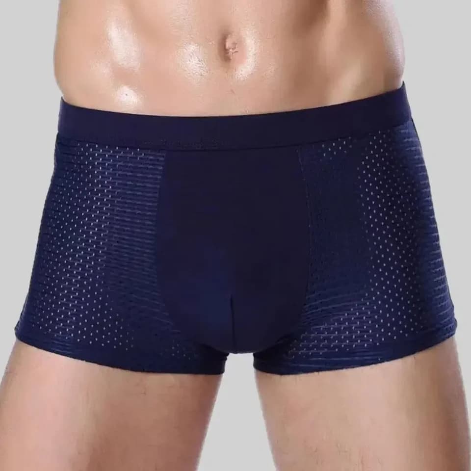 Pánské prodyšné boxerky s hedvábným povrchem - pohodlné sportovní spodní prádlo