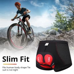 Prodyšné cyklistické šortky s gelovým polstrováním 5D MTB MTB pánské cyklistické spodní prádlo - náhled 7