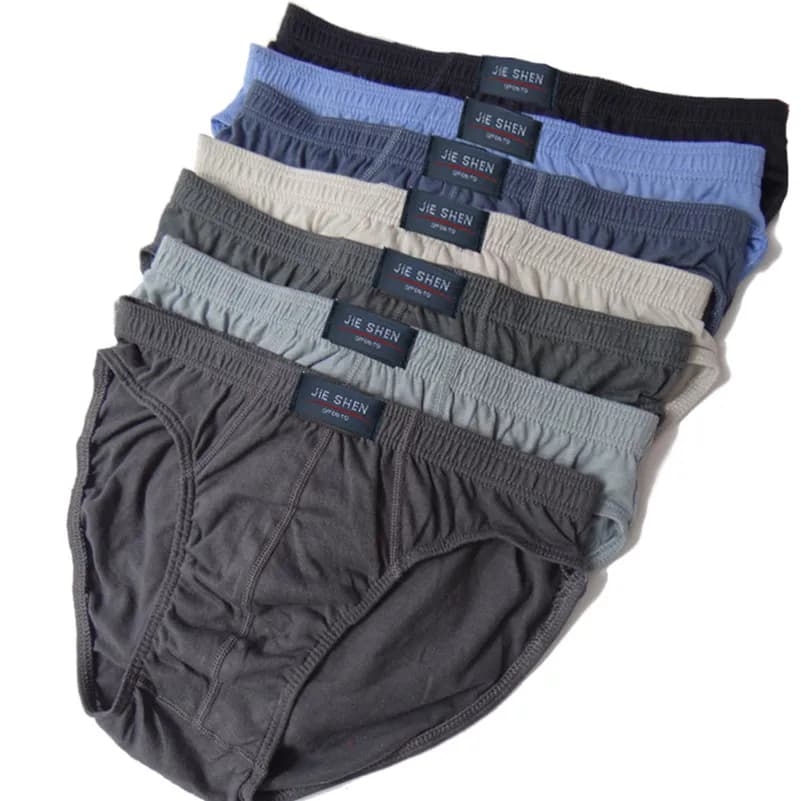 Pohodlné pánské bavlněné spodní prádlo - sada 5 kusů, velikosti M-5XL, prodyšné boxerky